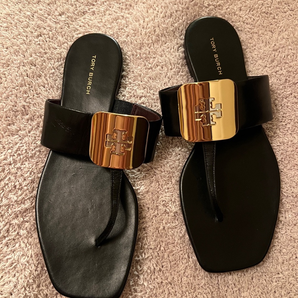 Tory Burch Georgia Leather Sandals - Picture 5 of 15